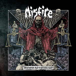 Misfire: Sympathy For The Ignorant - Clear base w/Ruby Splatter (Vinyl LP)
