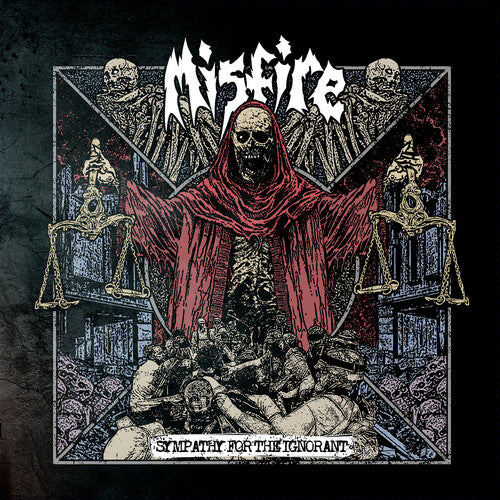 Misfire: Sympathy For The Ignorant - Clear base w/Ruby Splatter (Vinyl LP)
