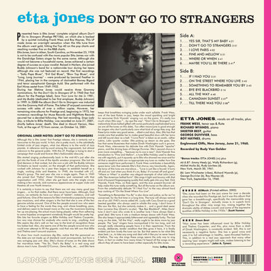 Jones, Etta: Don't Go To Strangers - 180-Gram Pink Colored Vinyl (Vinyl LP)
