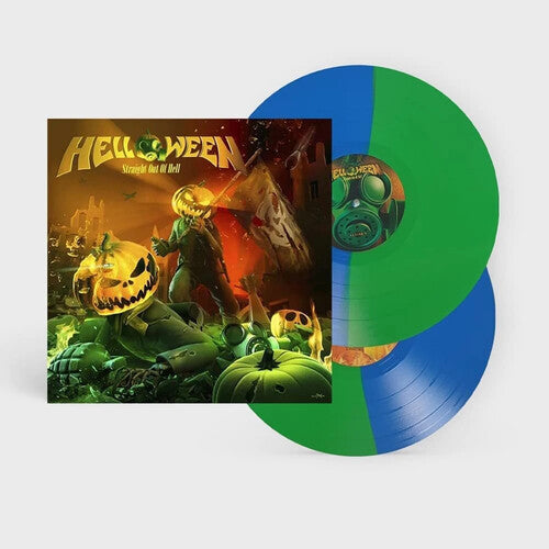 Helloween: Straight Out Of Hell - Light Green & Ocean Blue Bi-Colored Vinyl (Vinyl LP)