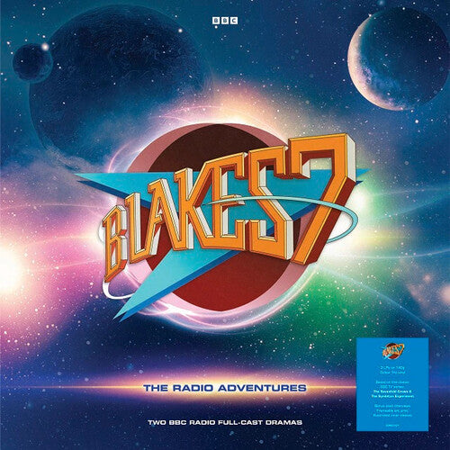Blakes 7: Radio Adventures - 3LP's Pressed on 140-Gram Red, Blue & Orange Colored Vinyl (Vinyl LP)