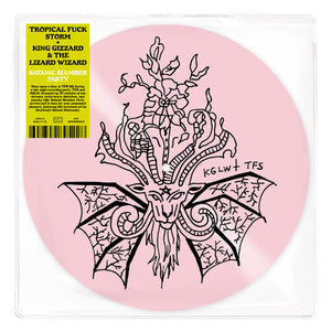 Tropical Fuck Storm & King Gizzard: Satanic Slumber Party - Pink Silkscreened (12-Inch Single)