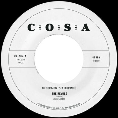 The Revues: Mi Corazon Esta Llorando - Black Swirl (7-Inch Single)