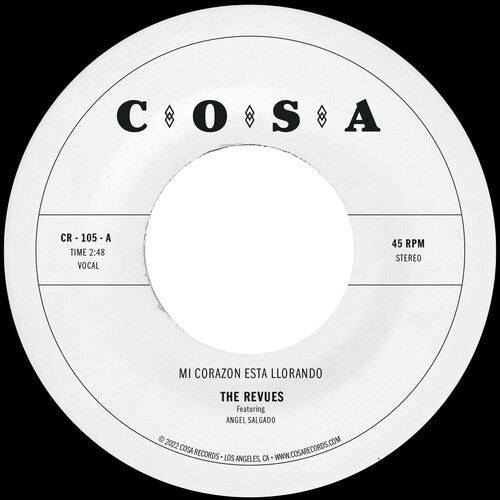 The Revues: Mi Corazon Esta Llorando - Black Swirl (7-Inch Single)