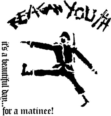 Reagan Youth: IT'S A BEAUTIFUL DAY...FOR A MATINEE! - BLACK AND WHITE SPLIT COLOR (Vinyl LP)