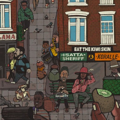 Sheriff, Isatta & Koralle: Eat The Kiwi Skin (Vinyl LP)