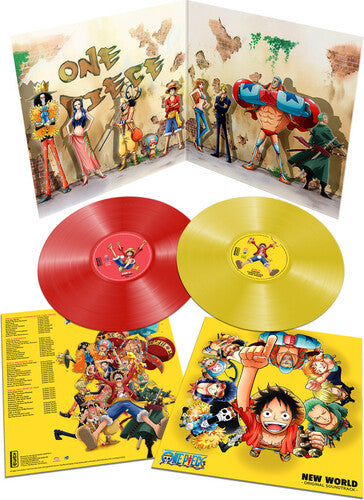 One Piece New World / O.S.T.: One Piece New World - Limited Edition Red + Yellow Vinyl (Vinyl LP)