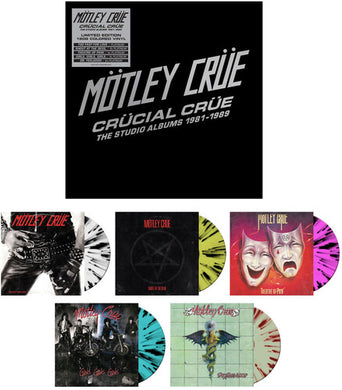 Motley Crue: Crucial Crue: The Studio Albums 1981-1989 (Vinyl LP)