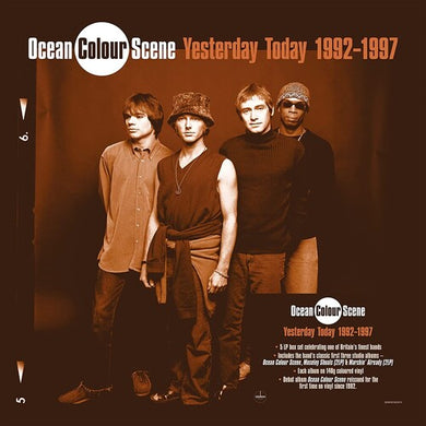 Ocean Colour Scene: Yesterday Today 1992-1997 - 5LP Boxset on 140-Gram Blue, Orange & Red Colored Vinyl (Vinyl LP)