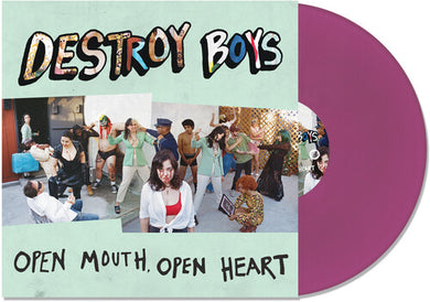 Destroy Boys: Open Mouth, Open Heart - Purple (Vinyl LP)