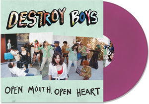 Destroy Boys: Open Mouth, Open Heart - Purple (Vinyl LP)