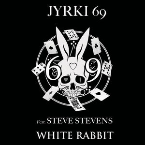 Jyrki 69: White Rabbit - Black/white Splatter (7-Inch Single)