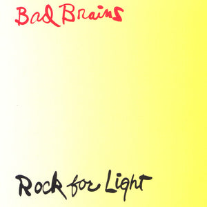 Bad Brains: Rock For Light - Yellow w/ Red Splatter (Vinyl LP)