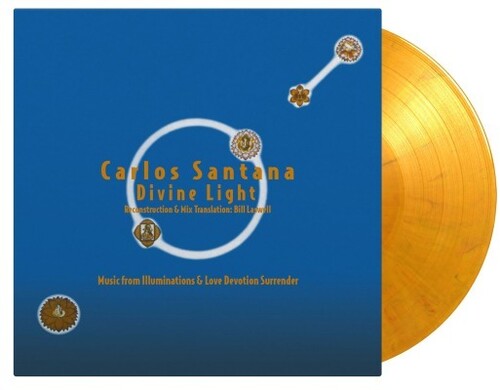Santana, Carlos: Divine Light: Reconstruction & Mix Translation By Bill Laswell - Limited Gatefold 180-Gram Yellow, Red & Black Marble Colored Vinyl (Vinyl LP)