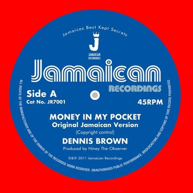 Brown, Dennis: Money In My Pocket (7-Inch Single)