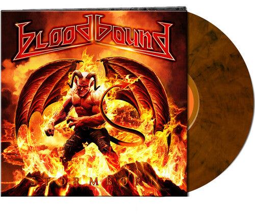 Bloodbound: Stormborn - Orange/black Marbled (Vinyl LP)