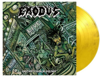Exodus: Another Lesson In Violence- Limited 180-Gram Yellow & Black Marble Colored Vinyl (Vinyl LP)