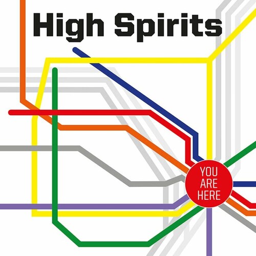High Spirits: You Are Here - blue w/ white & red splatter (Vinyl LP)