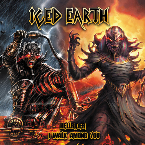 Iced Earth: Hellrider / I Walk Among You (Vinyl LP)