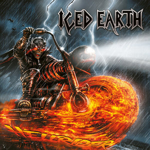 Iced Earth: Hellrider - Orange/yellow/silver Splatter (Vinyl LP)