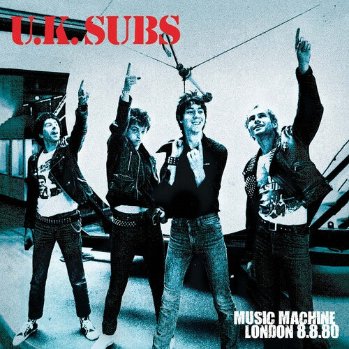 Uk Subs: Music Machine London 8/8/80 - Blue (Vinyl LP)