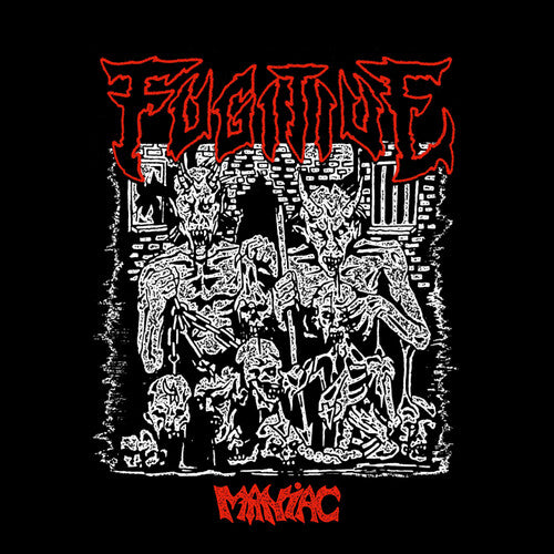 Fugitive: Maniac - Clear Black & Red Splatter (12-Inch Single)