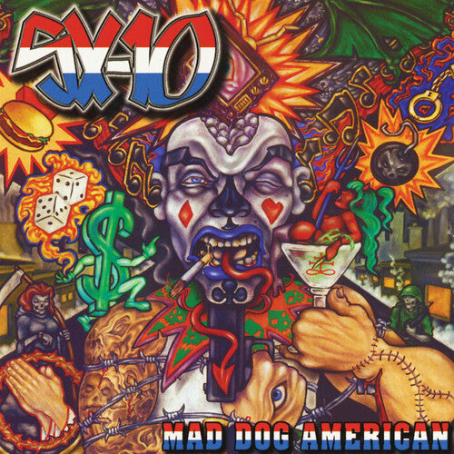 Sx-10: Mad Dog American - Red/blue Splatter (Vinyl LP)