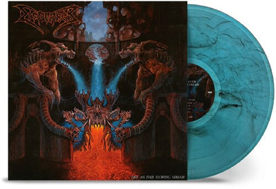 Dismember: Like an Ever Flowing Stream (1991 Remaster) Cyan & Black Marble (Vinyl LP)
