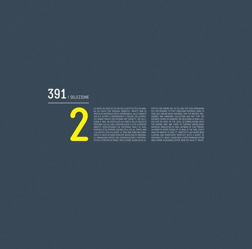 391 Selezione 2 / Various: 391 Selezione 2 (Vinyl LP)