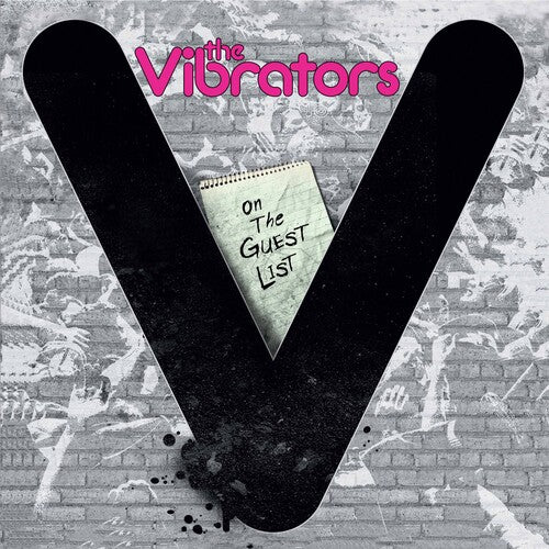 Vibrators: On The Guest List - Pink/Black Splatter (Vinyl LP)