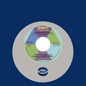 Daniels, Huck Co / Adams, Johnny: Foolish Man (Part 1) / Foolish Man (Part 2) (7-Inch Single)