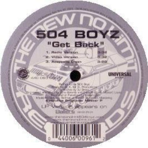 504 Boyz: Get Back (12-Inch Single)