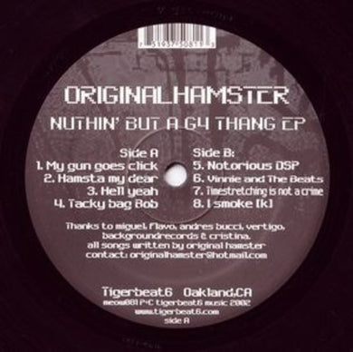 Original Hamster: Nuthin' But a G4 Thang (12-Inch Single)