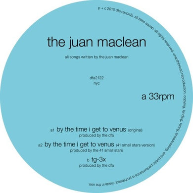 Juan Maclean: By the Time I Get to Venus (Vinyl LP)