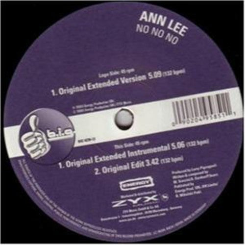 Ann Lee: No No No (12-Inch Single)