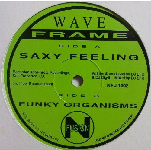 Wave Frame: Saxy Feeling/Funky Organisms (Vinyl LP)