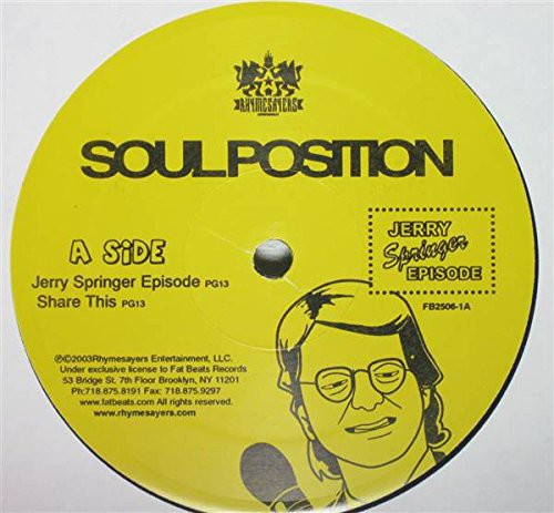 Soul Position: Jerry Springer (12-Inch Single)