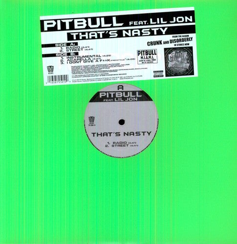 Pitbull Featuring Lil Jon: That's Nasty (12-Inch Single)