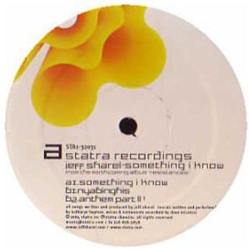 Sharel, Jeff: Something I Know (12-Inch Single)
