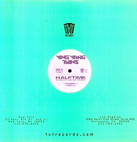 Ying Yang Twins Featuring Homebwol: Halftime: Stand Up & Get Crunk (12-Inch Single)