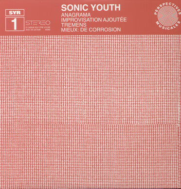 Sonic Youth: Anagrama (ltd Ed Ep) (Vinyl LP)