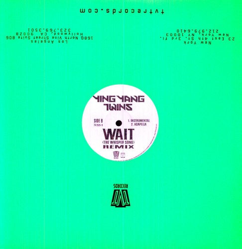 Ying Yang Twins: Wait (Whisper Song) Remix (12-Inch Single)