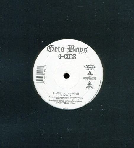 Geto Boys: G-Code (12-Inch Single)