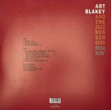 Blakey, Art & the Jazz Messengers: Moanin' (Vinyl LP)
