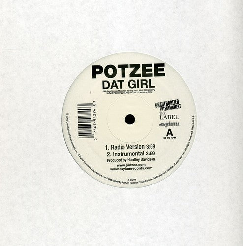 Potzee: Dat Girl (12-Inch Single)